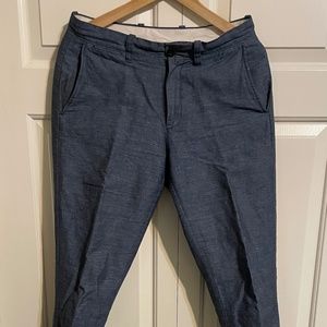 J Crew Irish Linen Blue Pants - 29 x 32